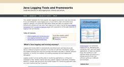 Desktop Screenshot of java-logging.com