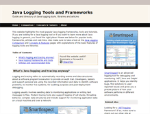 Tablet Screenshot of java-logging.com